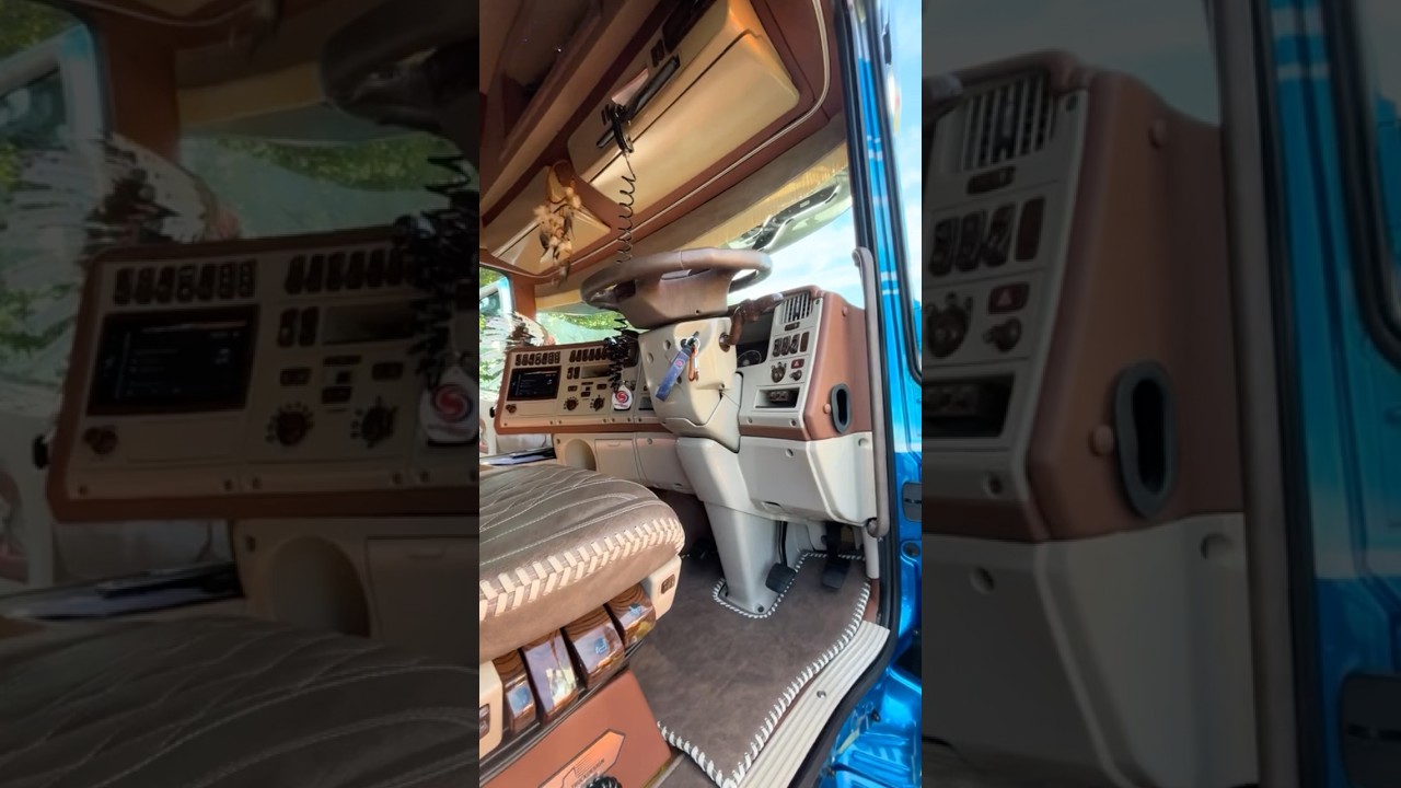 Look at interior Scania T cab 😍
