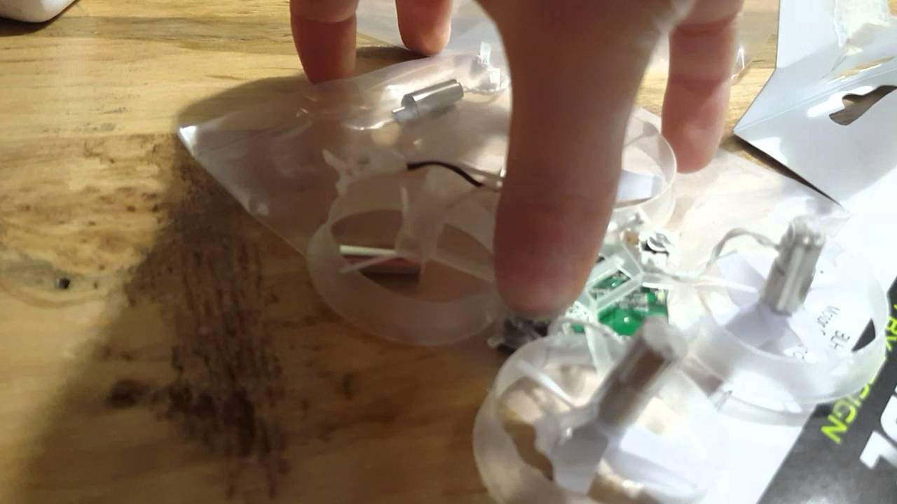 How to replace the propellers and motors for the inductrix