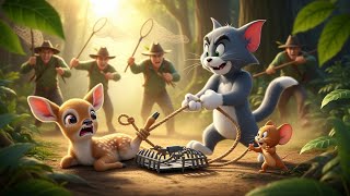 Tom & Jerry Save a Baby Deer From Hunter Traps screenshot 5