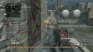 Call of Duty MWR Skorpion gameplay on Vacant