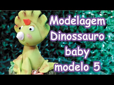 Dinossauro em pasta americana modelo Baby - modelo 6 @DeliciasCaseirasOsasco