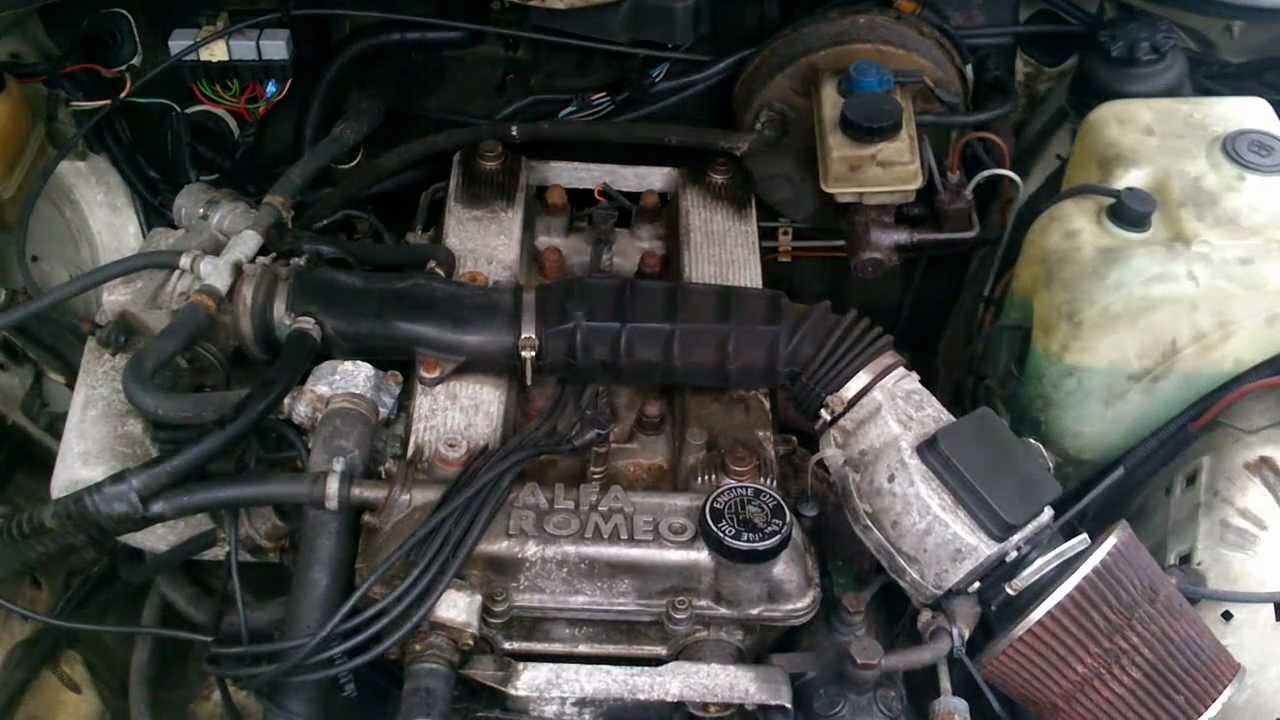 Alfa Romeo 75 Nord Motor 1 8ie Sound Rev Youtube