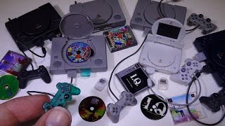 PlayStation History Collection 1 - Takara Tomy 1/6 scale gashapon video game systems!