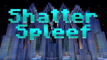 Shatter Spleef | Full Game Tutorial & Showcase | Minecraft Bedrock Commands Spleef