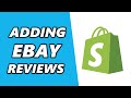 How to Add Ebay Reviews to Shopify (Simple)