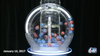 Lotto 6/49 Draw, - January 14, 2017