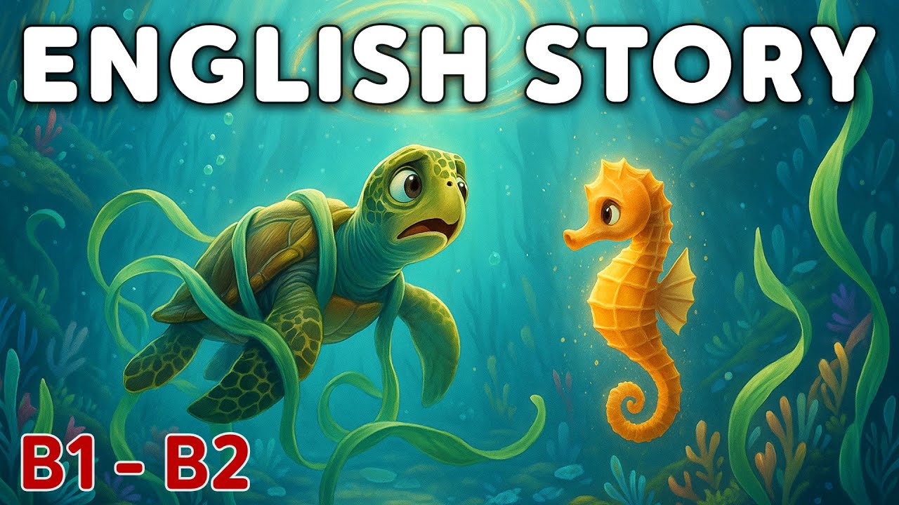 SHORT STORY 🌊 THE SEAHORSE WHO COULDN'T SWIM STRAIGHT | Moral Story About Courage