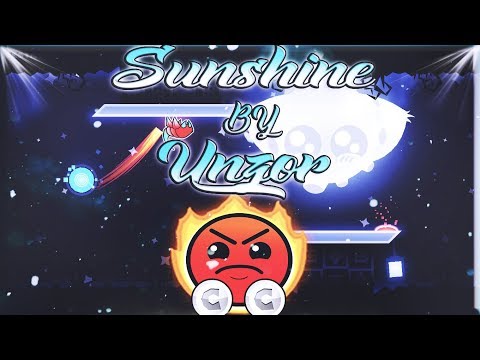 (Hard Epic) "Sunshine" By Unzor 100% (All Coins) I Geometry Dash [2.11]