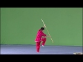 Gunshu 32  wushu cudgel the whole set of movements