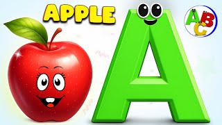 Learn ABC Phonics | Alphabet Song A to Z | Educational Song for Toddlers || A is For Apple Song