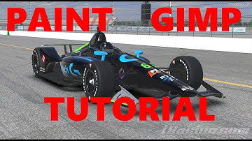 Iracing paint Gimp tutorial.