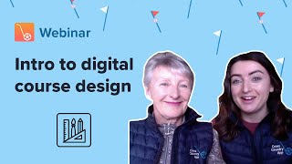 Webinar: Intro to digital course design