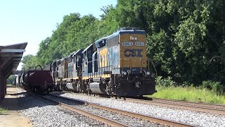 Ex B&O GM50/CSX GP40-2 6063 w/ Nice K5LA Leads Local L446-24 on 6/24/22