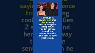 Katy Perry laughed saying Justin Trudeau once tried #katyperry #shortsfeed #trending