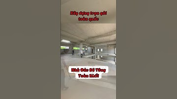 Thiết kế và thi công NHÀ ĐÚC BÊ TÔNG TOÀN KHỐI #nhaducbetongtoankhoi #xaydungtrongoi  #nhapho