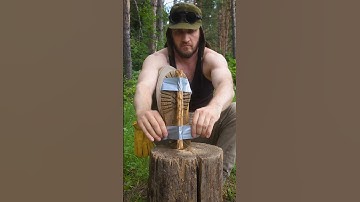 SUPER idea with duct tape and a bag for survival #bushcraft #camping #outdoors