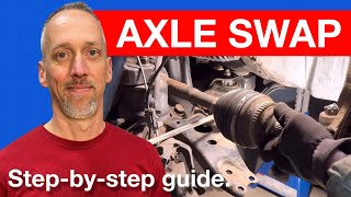 Toyota Highlander CV axle replacement.