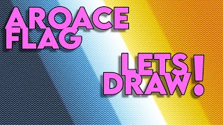 Illustrator Draws An AroAce Flag! #letsdraw #pride