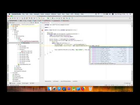 Hide app icon programmatically in Android Studio
