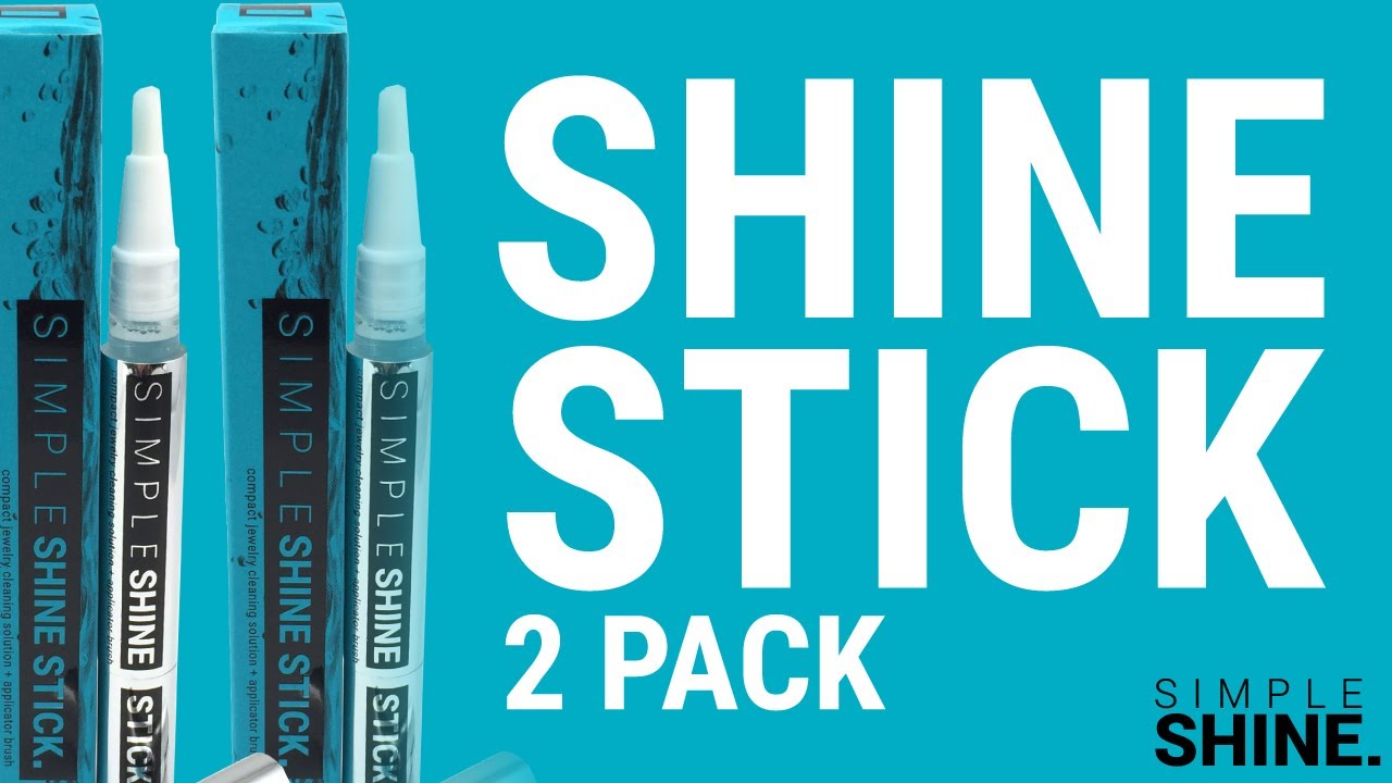 Jewelry Cleaner Shine Sticks Cleaning Brush Cleaner for Diamond Rings