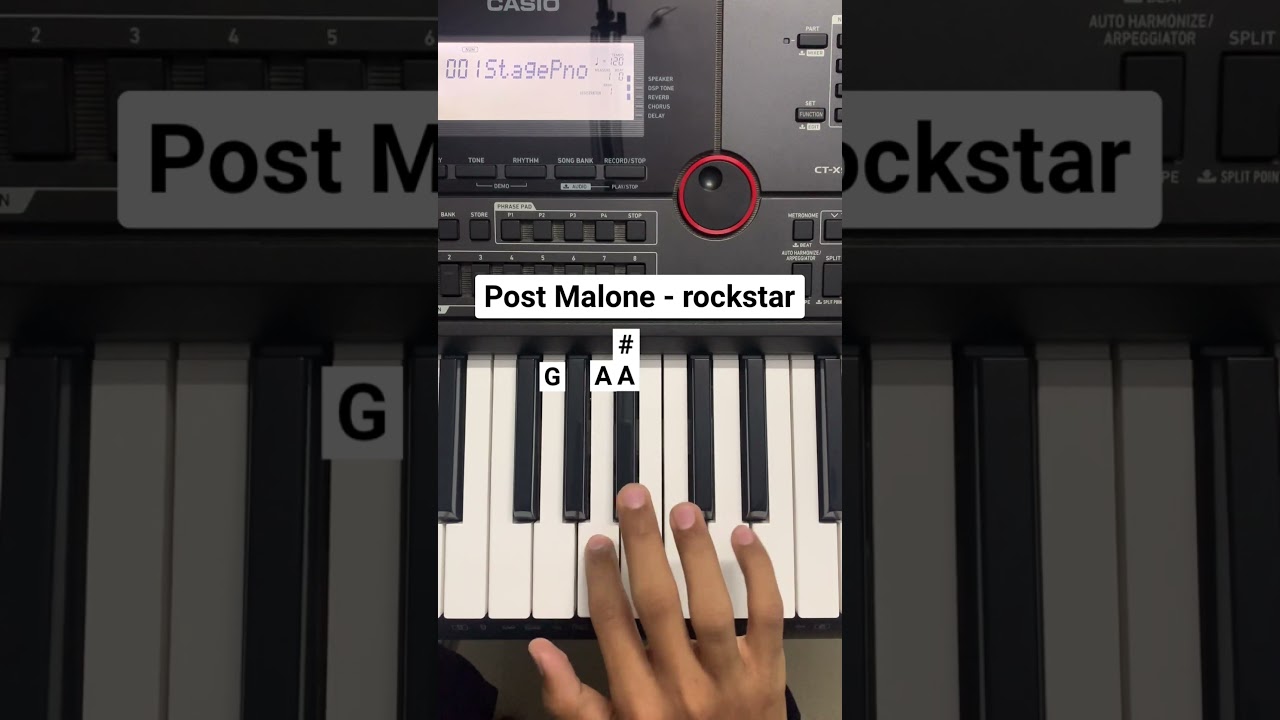 Post Malone - rockstar song on piano | Piano Cover | Instrumental Soham