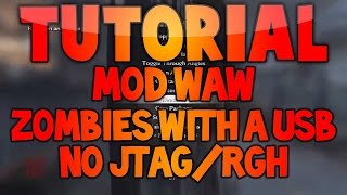 WAW ZOMBIE MOD MENU ~DVAR V5~ TUTORIAL + DOWNLOAD ( NO RGH OR JTAG )