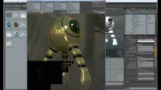 Luxology modo - Modeling a simple Robot Profile