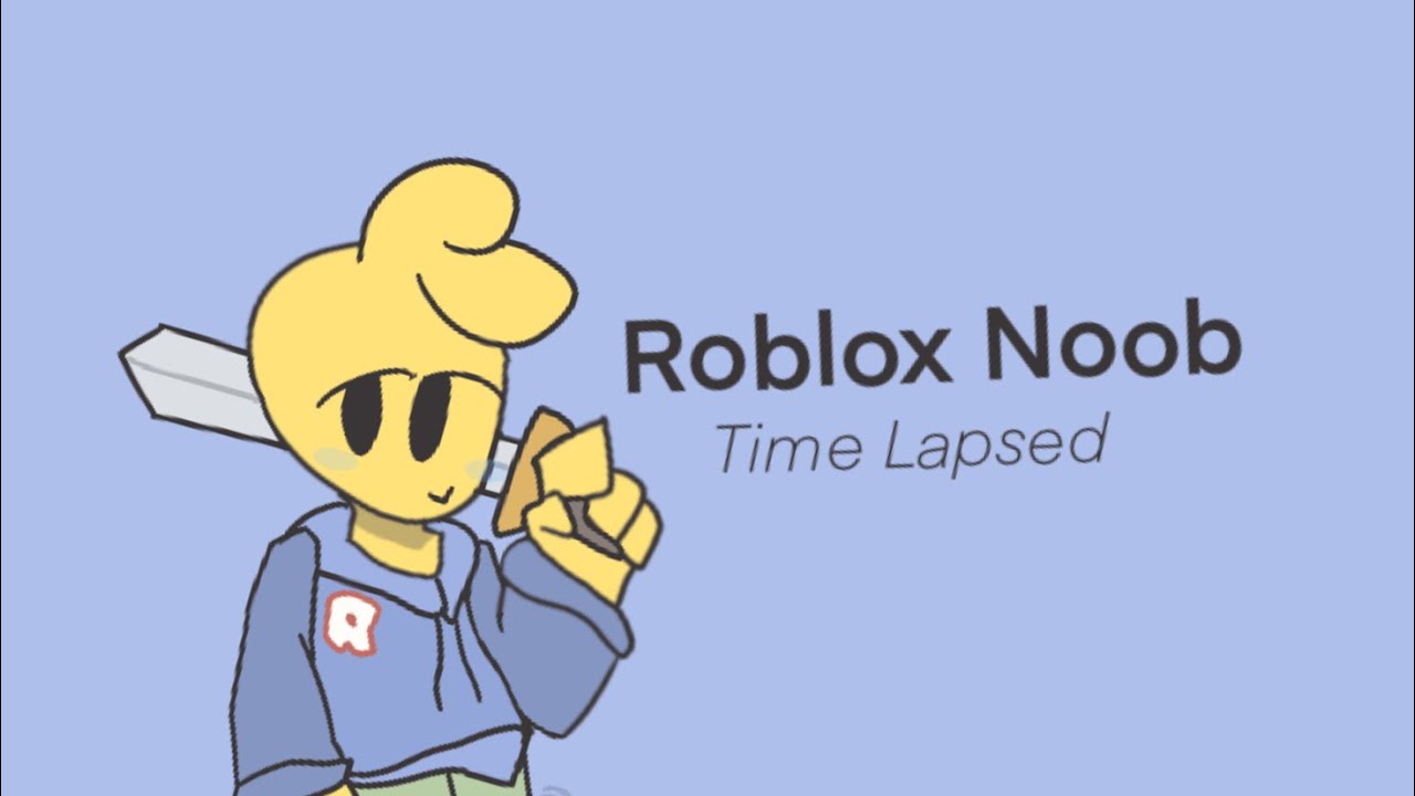 Roblox Noob Time Lapsed Art Youtube - noob art roblox