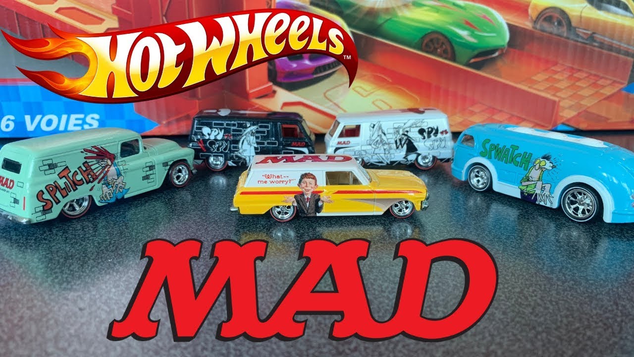 Mad Wheels Hot Magazine MAD Pop Culture Wheels, 全5台セット