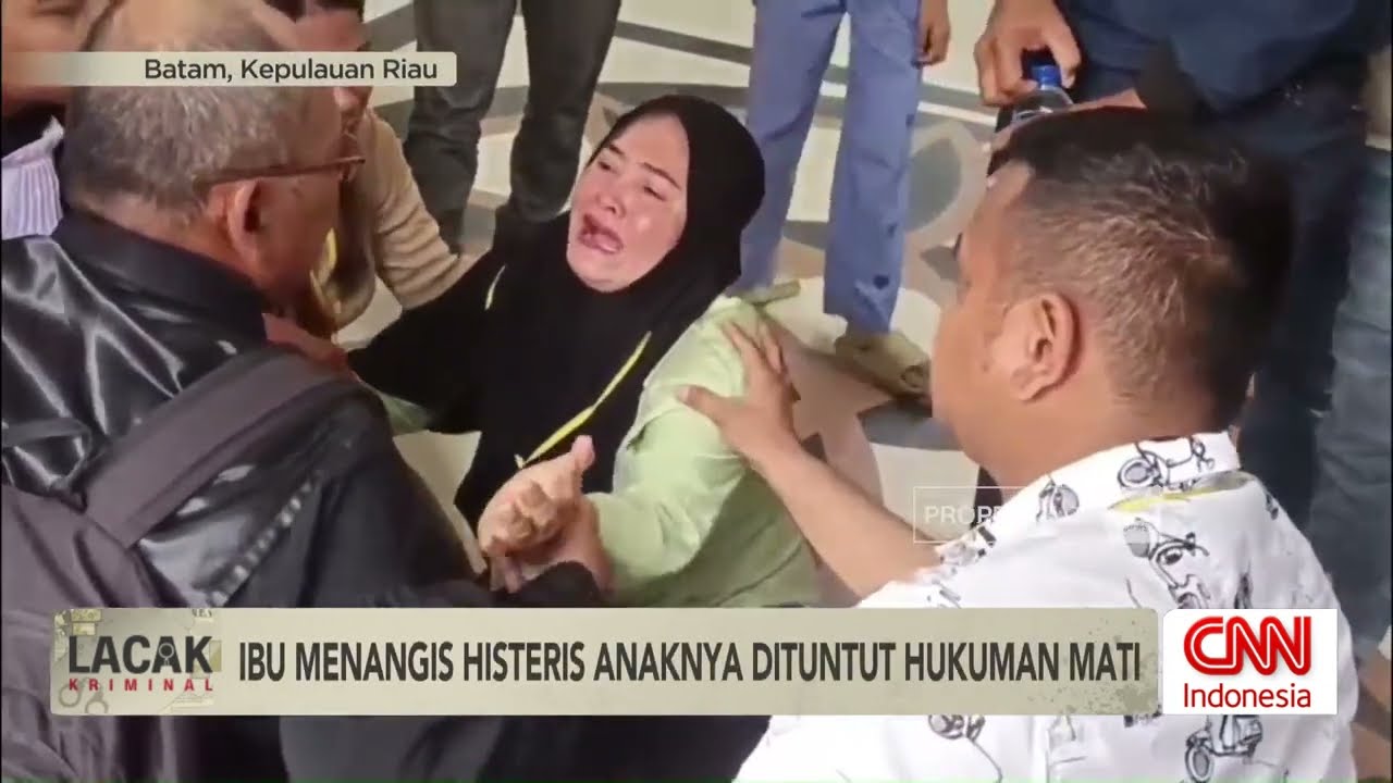 Ibu Menangis Histeris Anaknya Dituntut Hukuman Mati