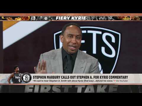 Stephon Marbury calls out Stephen A. for his comments on Kyrie Irving | First Take