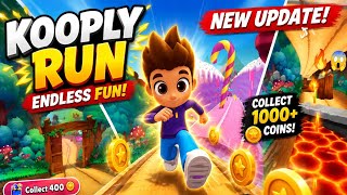 🔥 Kooply Run New Update Gameplay | Collect 1000+ Coins Challenge! 😱 Endless Run screenshot 5