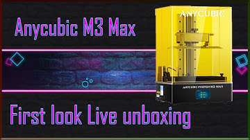 AnyCubic M3 Max - unboxing and test print