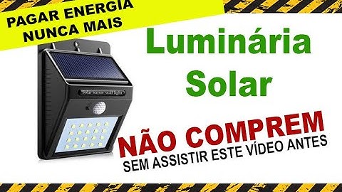 NÃO PAGUE MAIS ENERGIA Luminária Solar | saiba TUDO sobre ela neste vídeo