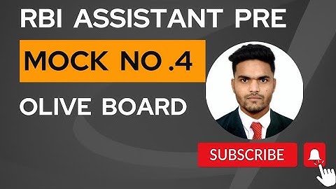 Rbi Assistant Mock 4 || Rbi Assistant Preparation 2023 || Rbi Assistant English Strategy || #study