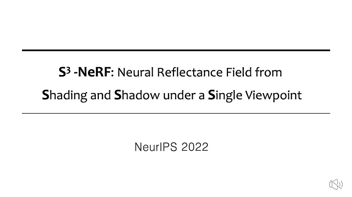 S^3-NeRF (NeurIPS 2022) — More Results