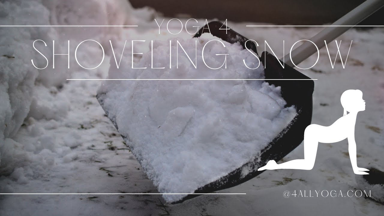 After Shoveling snow Yoga Stretch YouTube