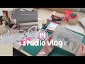 ✿ STUDIO VLOG 14 : Productive week of packing and drawing | TIJN sent me glasses to try on!