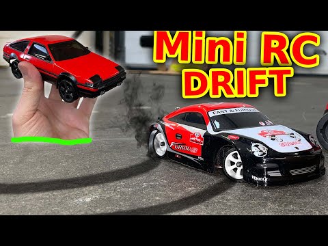 UNBOXING & LETS PLAY! 1:28 MINI DRIFT PORSCHE 911 RC CAR! - WLtoys -  World's Smallest Drift Car? - 