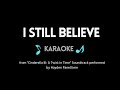 I Still Believe KARAOKE (from "Cinderella III: A Twist in Time") by Hayden Panettiere