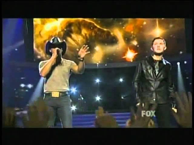 Tim McGraw ft. Scotty McCreery - Live Like You Were Dying (American Idol  Season 10 finale show) - YouTube