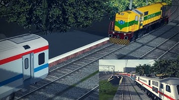 AI SHUNTING II SHUNTER DECOUPLE ITSELF IN MSTS OPENRAILS