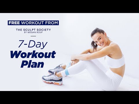 Introducing the Sculpt Society 7-Day Full-Body Workout Plan by Megan Roup 