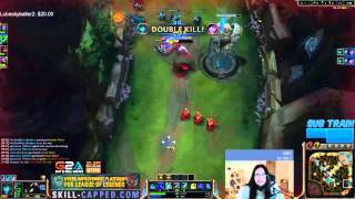 Imaqtpie 1v2 Outplay ft. Kiwikid burn