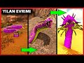 Yılan Evrim Geçiriyor Ölüm Solucanı oluyor! | PLAY AS DINO | ARK Survival Evolved