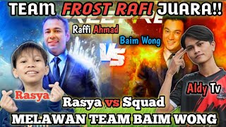 TEAM RAFFI AHMAD JADI JUARA!!! || RASYA SOLO VS SQUAD MELAWAN TEAM BAIM WONG || MENDADAK FF 2023