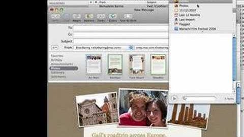 Apple Mail: Stationary (create awesome emails)