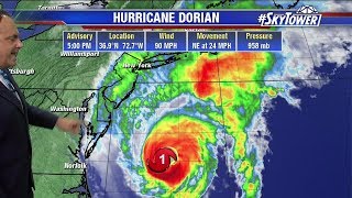 Hurricane dorian is headed back out to sea after soaking north
carolina's outer banks. a canadian landfall in the forecast.
meanwhile, there are several o...