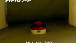 電池式LED回転灯　ニコUFO　NU-AR　赤