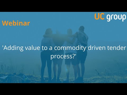 Webinar: Adding value to a commodity driven tender process